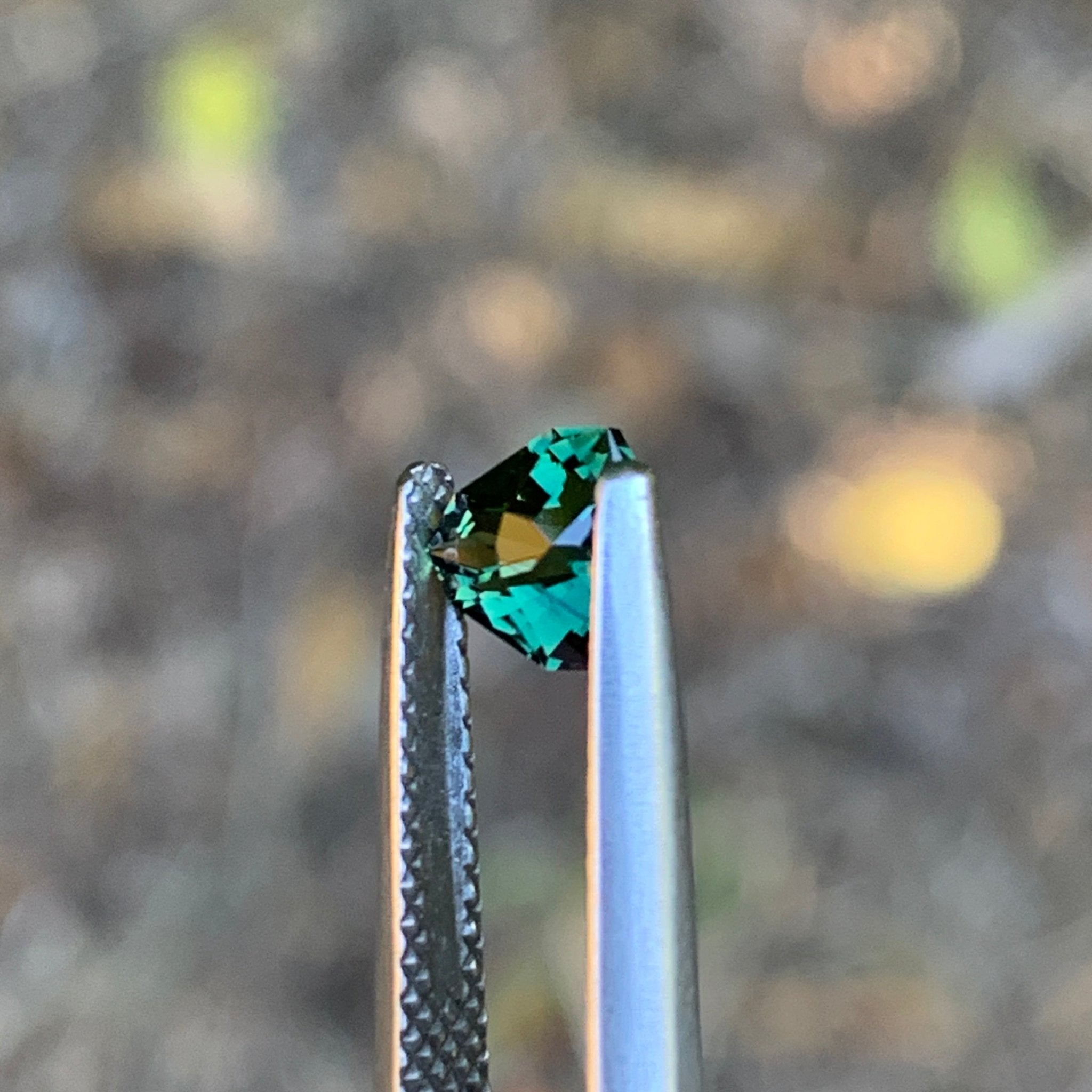 0.78ct Green Sapphire, Trillion