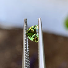 0.79ct Green Australian Sapphire, Trillion