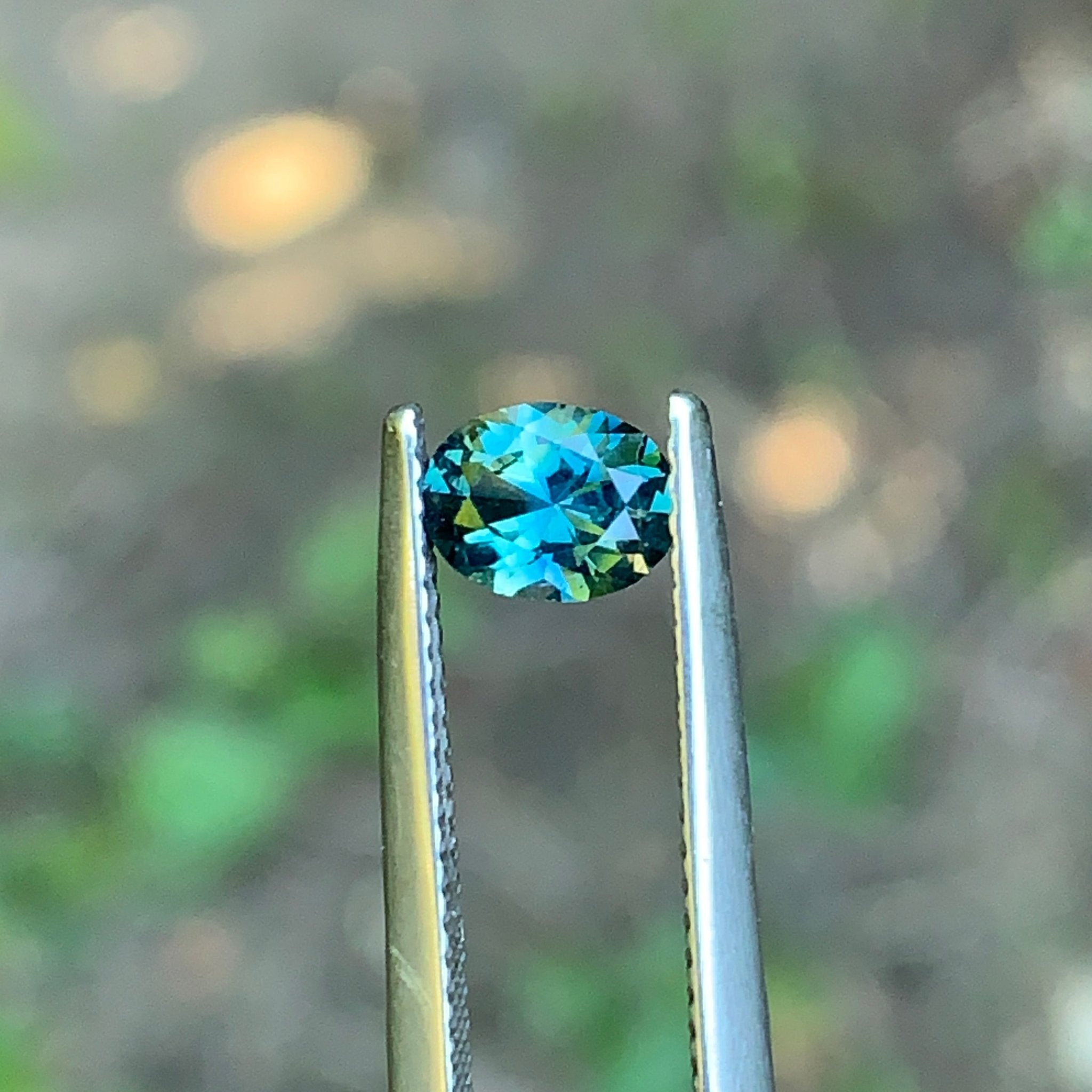 0.7ct Teal Blue Sapphire, Oval