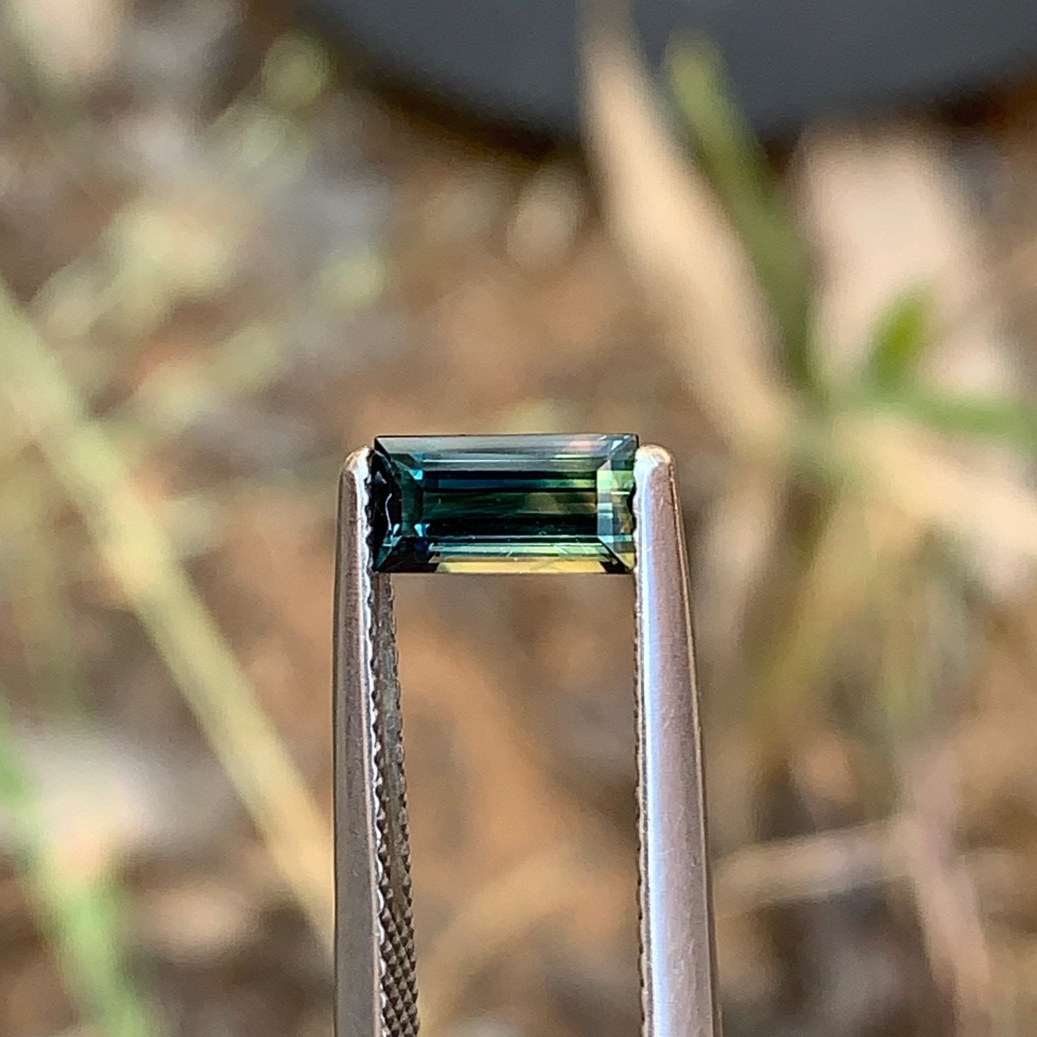 0.93ct Parti Sapphire Baguette