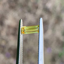 0.93ct Yellow Sapphire, Emerald Shape