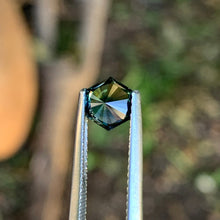 1.07ct Teal Parti Sapphire, Hexagon