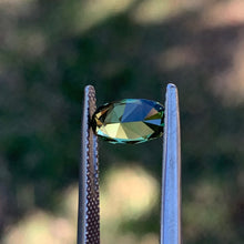 1.23ct Green Sapphire, Long Oval