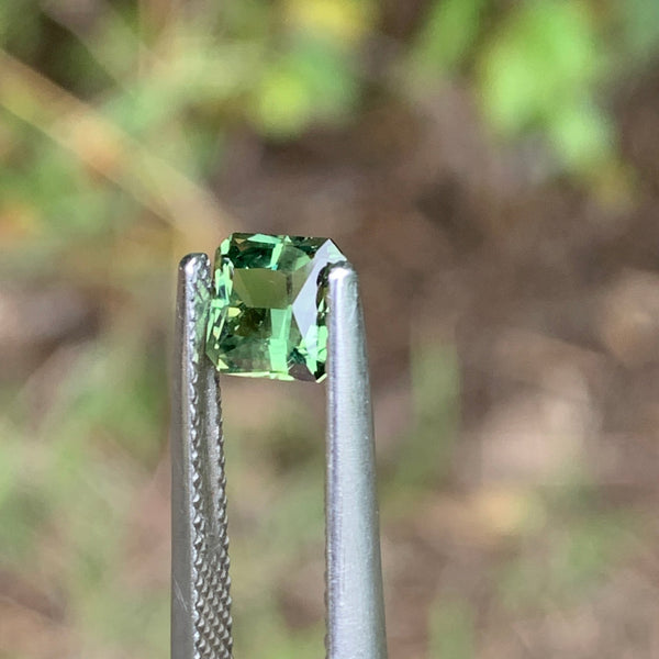 Green Sapphire, Radiant - Main Image