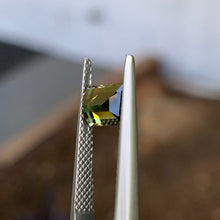 1.28ct Green Australian Sapphire, Emerald Shape