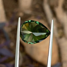 12.99ct Olive Green Sapphire, Pear