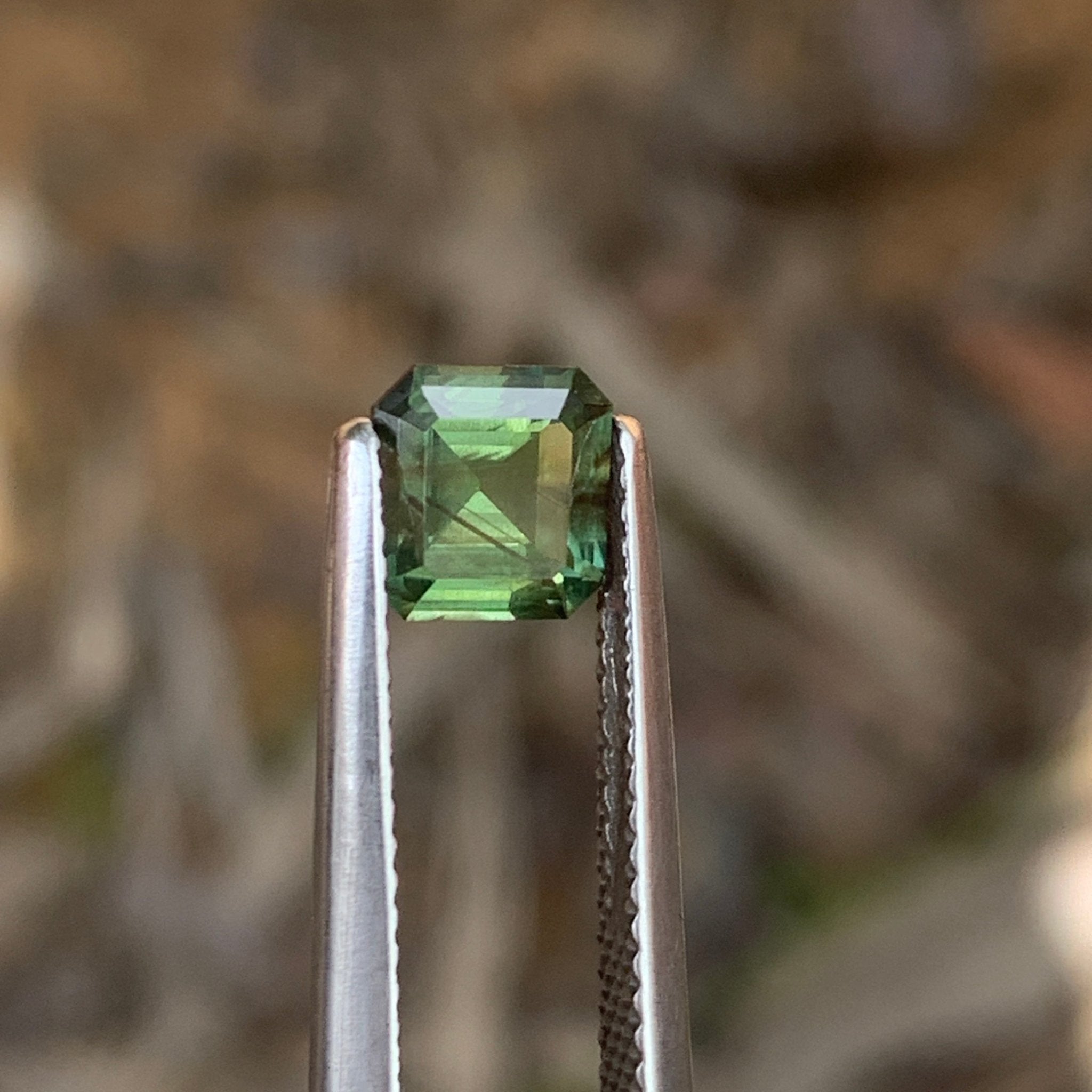 1.29ct Green Sapphire Octagon