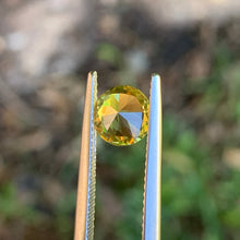 1.33ct Chartreuse Green Sapphire, Round