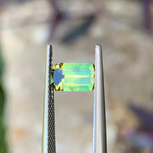 1.37ct Wattle Parti Australia Sapphire, Emerald Shape