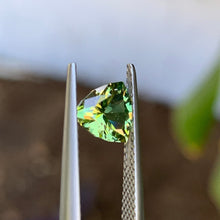 1.3ct Green Australian Sapphire, Trillion