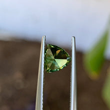 1.3ct Green Australian Sapphire, Trillion