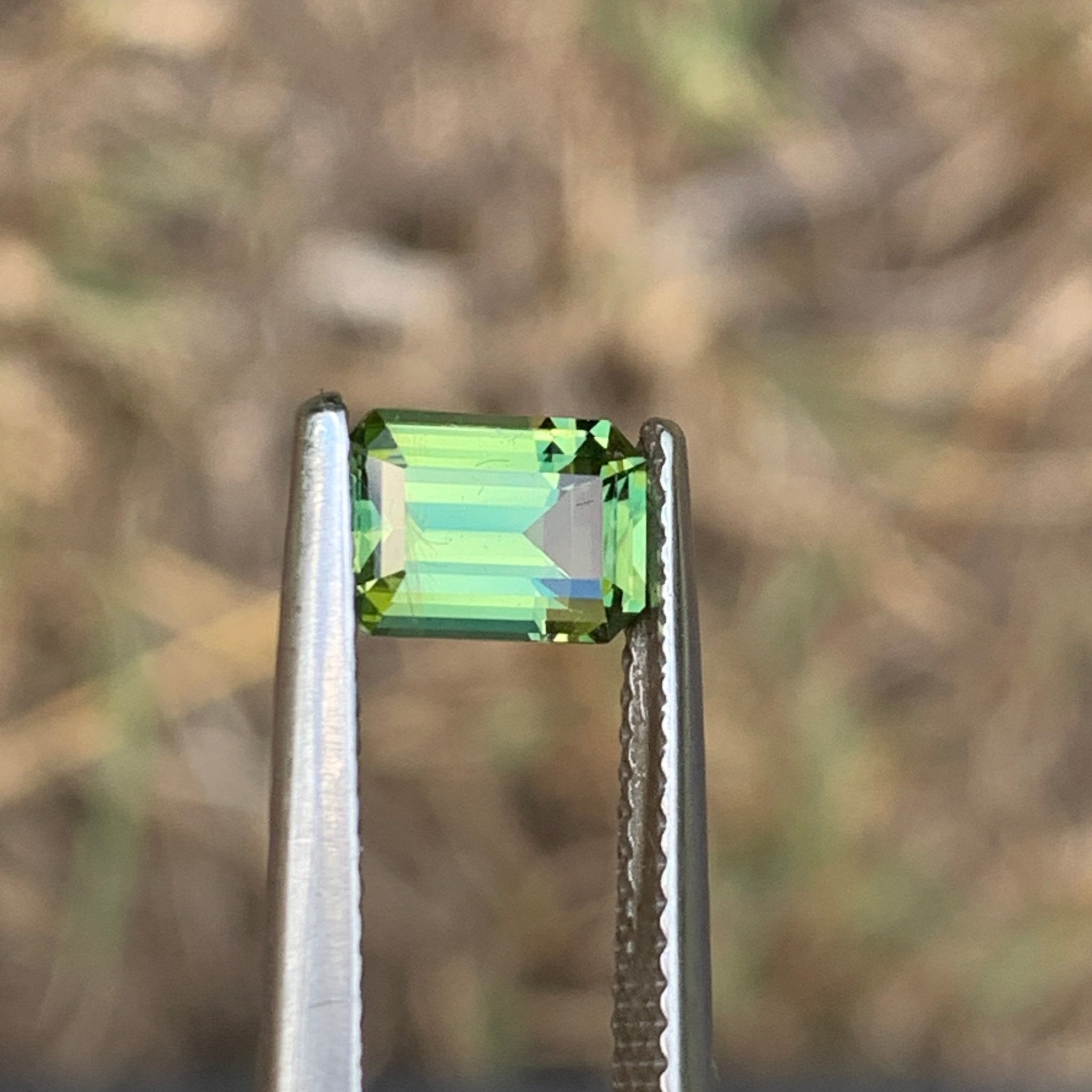 1.42ct Green Sapphire Rectangular