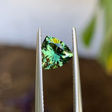 1.43ct Green Australian Sapphire, Trillion
