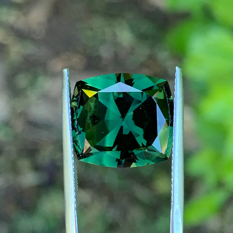 14.3ct Green Australian Sapphire, Cushion
