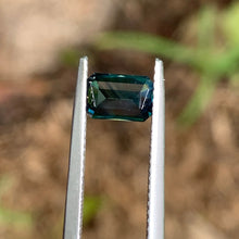 1.44ct Blue Green Sapphire, Emerald Shape