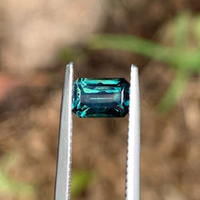 1.44ct Blue Green Sapphire, Emerald Shape