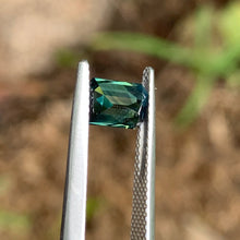 1.44ct Blue Green Sapphire, Emerald Shape