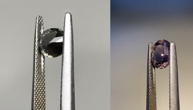 1.45ct Green/Pink Colour Change Sapphire, Oval