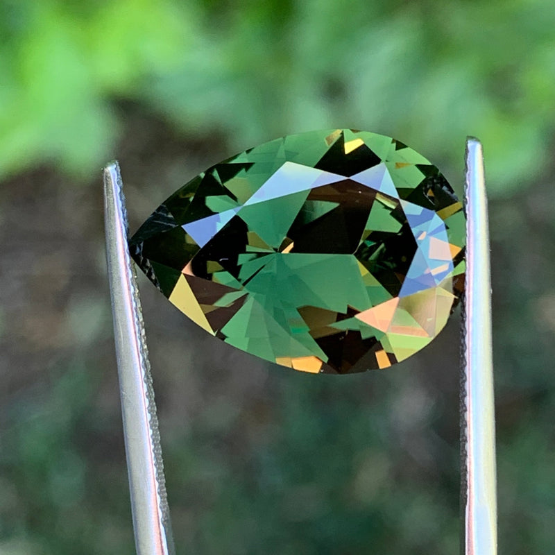 14.66ct Green Australian Sapphire, Pear