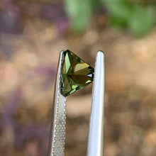 1.47ct Green Sapphire, Blocky Trillion
