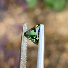 1.47ct Green Sapphire, Blocky Trillion
