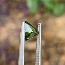 1.47ct Green Sapphire, Blocky Trillion