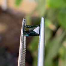 1.4ct Blue Green Sapphire, Emerald Shape