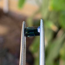 1.4ct Blue Green Sapphire, Emerald Shape