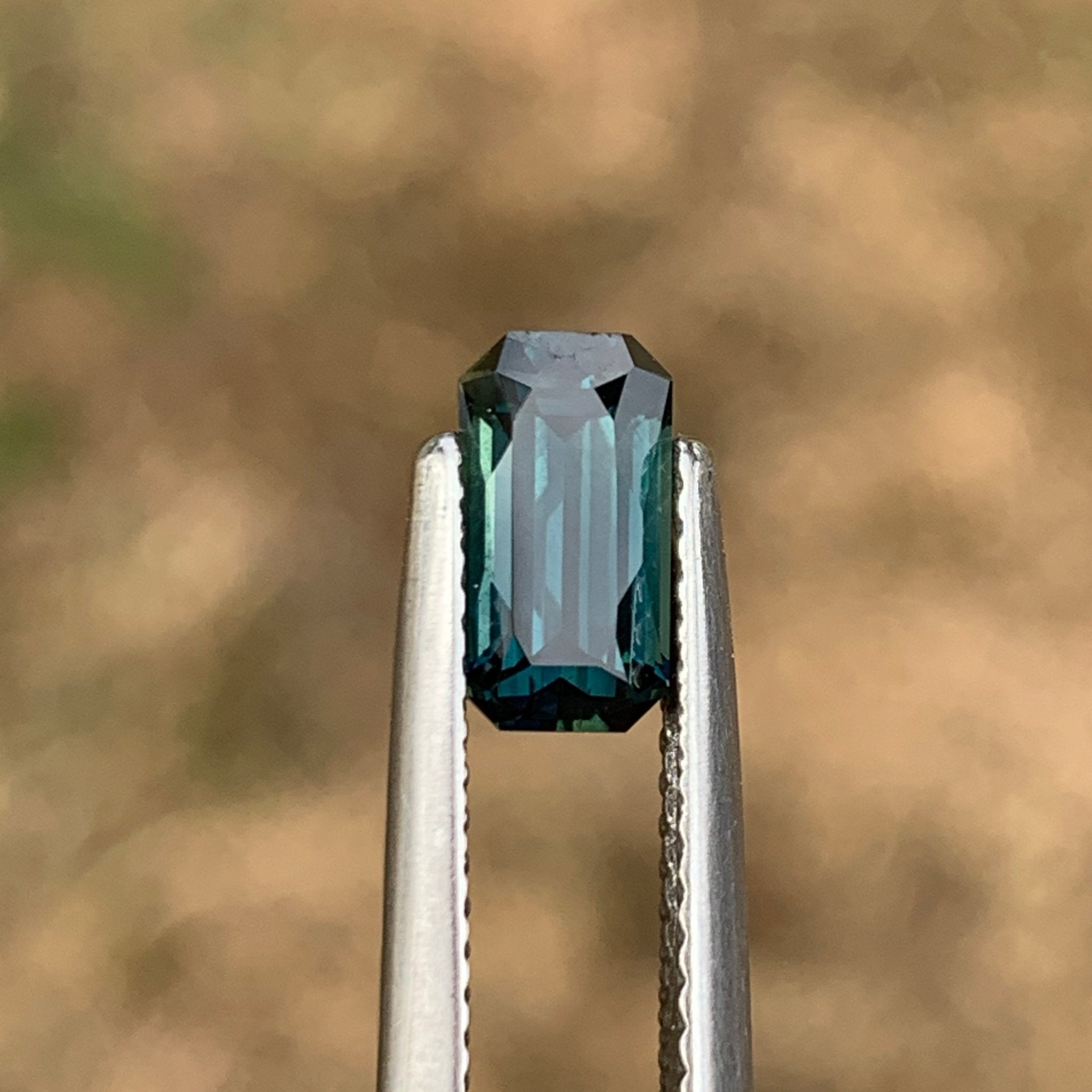 1.4ct Teal Blue Sapphire, Emerald