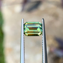 1.4ct Yellow Parti Australian Sapphire, Emerald Shape