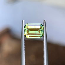1.4ct Yellow Parti Australian Sapphire, Emerald Shape
