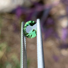 1.53ct Green Parti Sapphire, Round