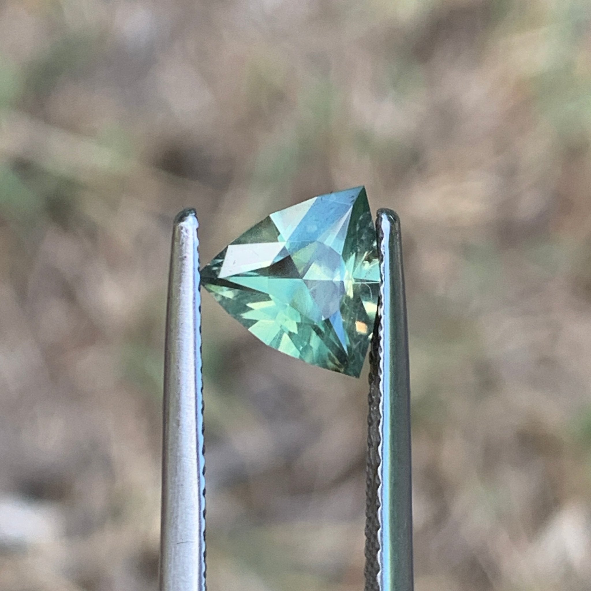 1.53ct Green Sapphire Trillion