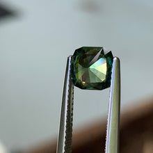 1.55ct Green Parti Sapphire, Cushion