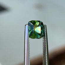 1.55ct Green Parti Sapphire, Cushion