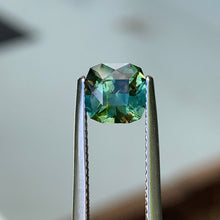 1.55ct Green Parti Sapphire, Cushion