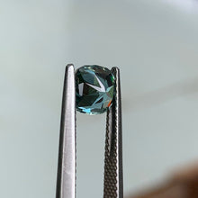 1.57ct Light Teal Sapphire, Cushion