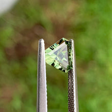 1.59ct Green Sapphire, Blocky Trillion