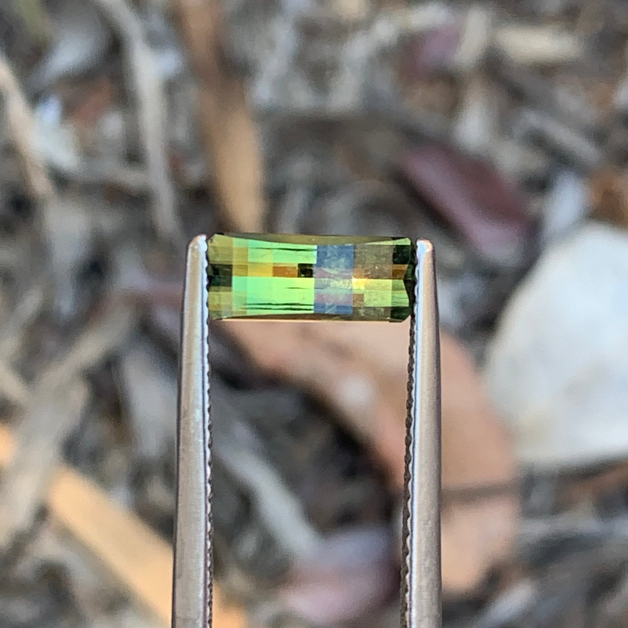 1.59ct Green Sapphire Rectangular