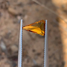 1.5ct Orange Sapphire Triangle