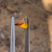 1.5ct Orange Sapphire Triangle