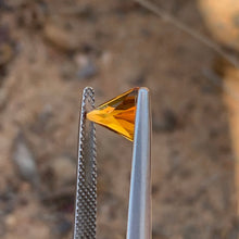 1.5ct Orange Sapphire Triangle