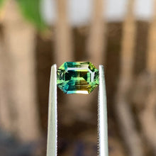 1.5ct Parti Sapphire, Emerald Shape