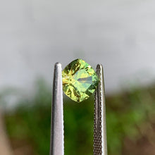1.61ct Green Parti Sapphire, Cushion