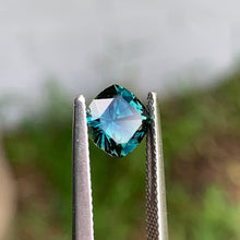 1.66ct Teal Parti Sapphire, Cushion