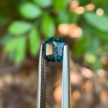 1.73ct Blue Green Sapphire Octagon