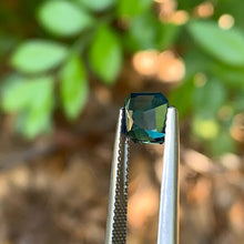 1.73ct Blue Green Sapphire Octagon