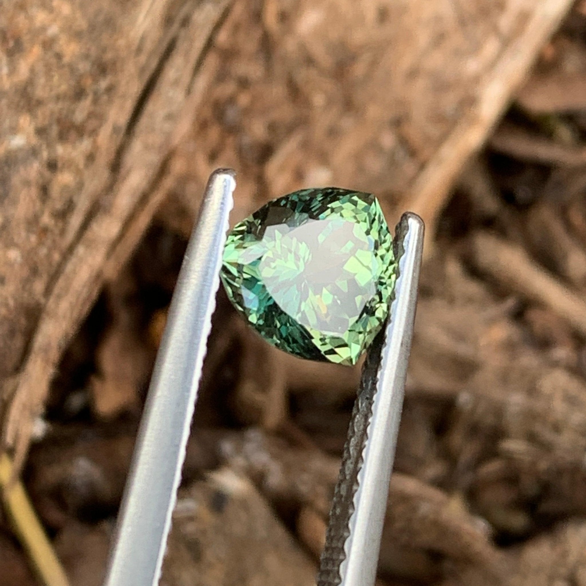 1.74ct Green Sapphire Trillion