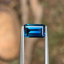 1.74ct Teal Blue Sapphire, Emerald Shape
