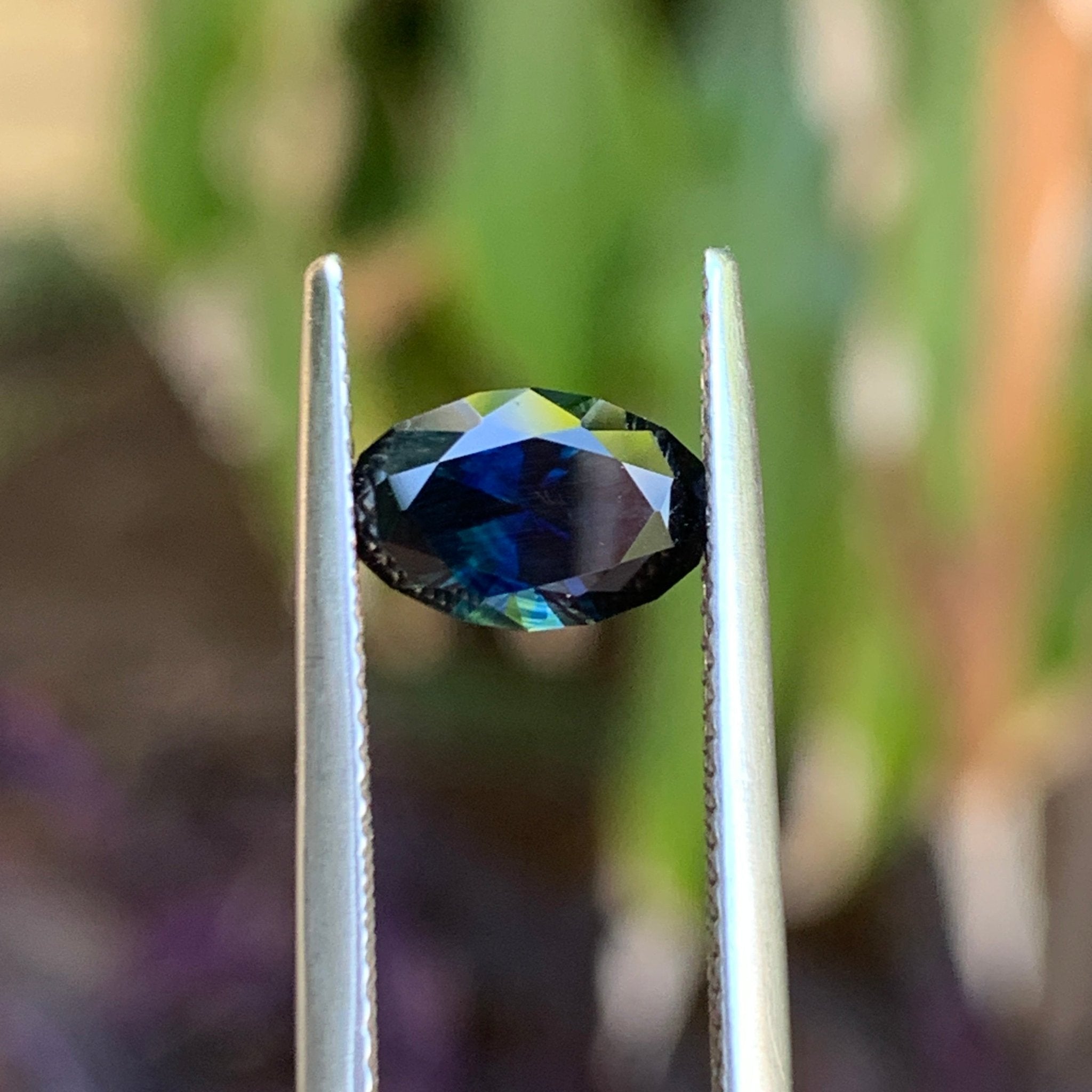 1.75ct Dark Blue Sapphire, Oval